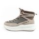2. Lee Cooper Damen Sport-Sneaker, modisch, bequem, Overknee, beige