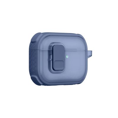 5. AmazingThing Titan Pro Mag Hülle, transparent, für AirPods Pro 3 - Blau