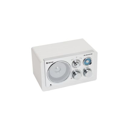 6. Denver TR-63W Radio, analog, weiß