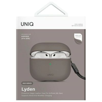 3. Uniq Lyden DS AirPods 4 Hülle – Grau