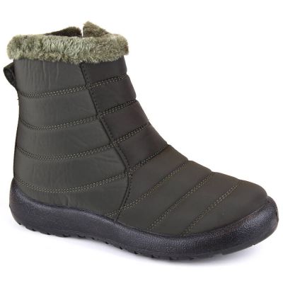11. Flache isolierte Schneestiefel Potocki W WOL198A grün