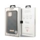 8. Ratet Guess , GUHMP13MSAPSTG iPhone 13 6,1" grau/grau Hardcase Peony Logo Plate MagSafe