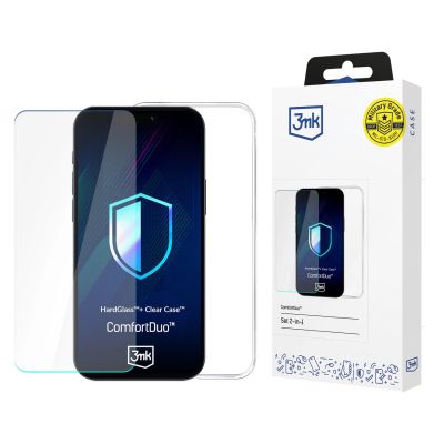 3mk ComfortDuo Clear Schutzhüllenset Case + Glas für Samsung Galaxy S25 Ultra - transparent
