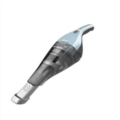 4. Black & Decker NVC215W Tragbarer Staubsauger, beutellos, Blau, Grau