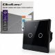 7. QOLTEC LICHT-EIN/AUS-SCHALTER | 2-KANAL-TOUCH-BEDIENUNG | WLAN | TIMER | TUYA | SCHWARZ