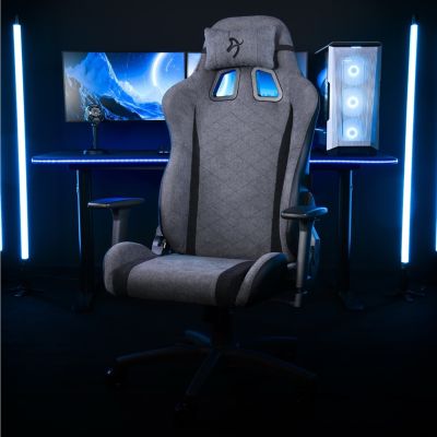 16. Arozzi Gaming Stuhl Avanti Ash SoftFabric Konsolen-Gaming-Stuhl, gepolsterte Sitzfläche