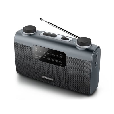 3. Muse M-058 R Tragbares Analoggerät Schwarz, Grau