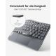 6. inateck Tastaturtablett QWERTZ grau