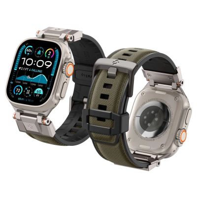 14. Spigen DuraPro Armor Strap für Apple Watch 44 / 45 / 46 / 49 mm - Grün