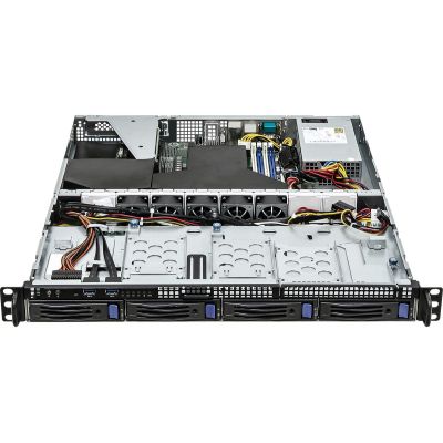 10. ASRock Rack Plattform (1U) AMD Ryzen (4x LFF, 2x GbE, fest verbautes Netzteil, IPMI)
