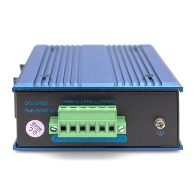 5. Industrieschalter 4x 1000Base-TX PoE 120W + 1x 1000Base-FX (ohne Modul) DIN erweiterter Temperaturbereich