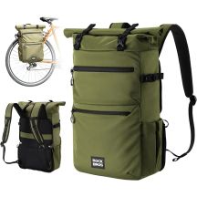 Rockbros Multifunktionstasche/Rucksack, grün, 11-16 l