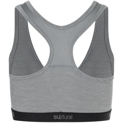 Sport-BH Super.natural Tundra220 Semplice Bra – Cashmere Grey Melange, Größe: M