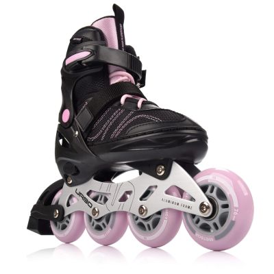 7. Meteor M 34-37 Urbo Rollschuhe Schwarz/Pink