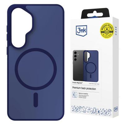 24. 3mk Smoke MagCase für Samsung Galaxy S25 - Blau-Transparent