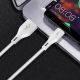 8. Dudao L2L USB-A / Lightning 3A Kabel 2m - Weiß