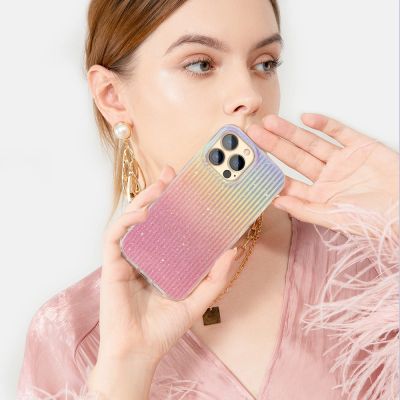 2. Kingxbar Travel Series Luxury Elegant Case für iPhone 13 Pro Orange (Sonnenuntergang)