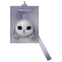 Nimmy Big Eyed Pet 2.0 Kaninchen-Geldbörse, Kartenhalter, Violett