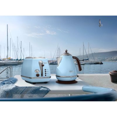 14. DeLonghi KBOV 2001.AZ Wasserkocher 1,7 l Blau 2000 W