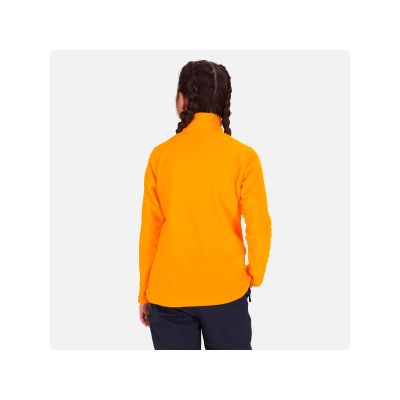 2. ROSSIGNOL Mädchen Fleece-Sweatshirt mit halbem Reißverschluss, Gelb