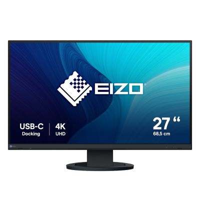 5. EIZO FlexScan EV2740S-BK - 27" IPS LCD-Monitor, 4K UHD 3840 x 2160 (16:9), USB-C-Anschlüsse (schwarz)