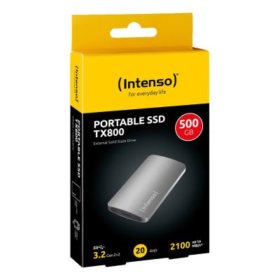 5. USB 3.2 SSD 500 GB EXT. TX800 INTENSO
