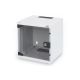 13. 10-Zoll-Netzwerkset: 6HE-Wandschrank, Ablage, Steckdosenleiste, 8-Port-Switch, Cat.6-Anschlussfeld, grau