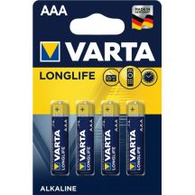 VARTA Longlife LR03 (AAA) Alkaline-Batteriepack (x 4)