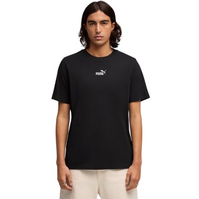 Puma ESS Herren-T-Shirt, Größe S, Nr. 1 Logo mittig, Schwarz, 692912 01