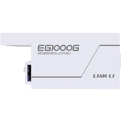11. Lian Li EDGE GOLD 1000 80 PLUS Gold Netzteil, PCIe 5.1, ATX 3.1 - 1.000 Watt, weiß, inkl. Netzteil USB-Hub