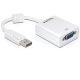 2. DeLOCK 61766 Adapterkabel 0,125 m VGA (D-Sub) DisplayPort Weiß