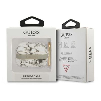 3. Guess GUAPHCHMAG AirPods Pro Abdeckung grau/grau Marble Strap Collection