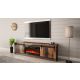 4. GRANERO TV-Schrank + Kamin 200x56,7x35 Altholz