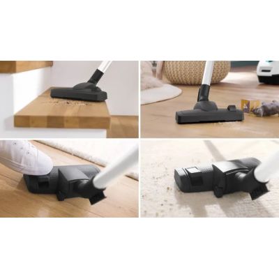 7. Bosch Series 4 BGB41HYG1H Staubsauger mit Beutel (600W; Weiß)