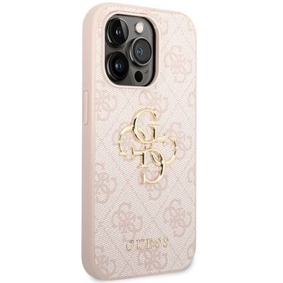 4. Guess GUHCP15X4GMGPI iPhone 15 Pro Max 6,7" rosa/rosa Hardcase 4G Big Metal Logo