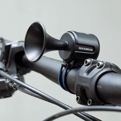 3. Rockbros 34210002001 elektronische Fahrradklingel – schwarz