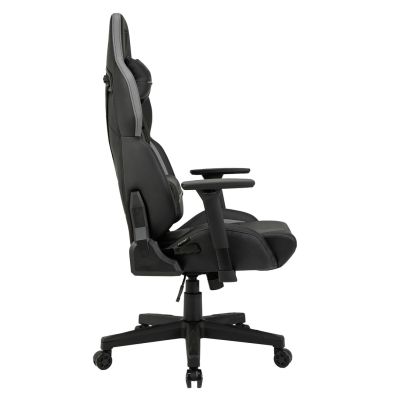 4. SENSE7 Sentinel Gaming-Stuhl, gepolsterter Sitz, Schwarz/Grau