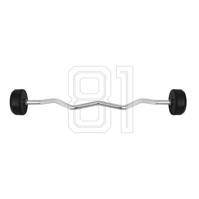 30. Gummierte GSL-40 40 KG HMS Feste Langhantel/Curlstange