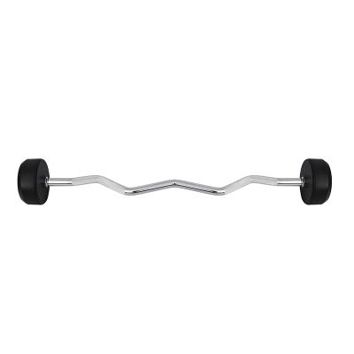 30. Gummierte GSL-40 40 KG HMS Feste Langhantel/Curlstange