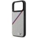 6. BMW M Tricolor Metal Logo MagSafe Case für iPhone 17 Pro Max – Grau