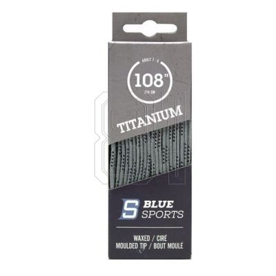 5. BlueSports Titanium 902041 Waxed Laces