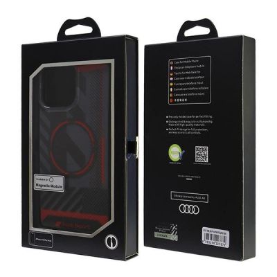 7. Audi IML Sport MagSafe iPhone 16 Pro Max 6,9" schwarz/schwarz Hardcase AUS-IMLMIP16PM-RSQ/D2-BK