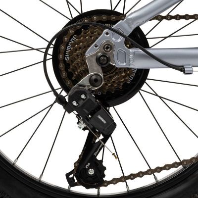 7. Huffy Literide Alu 16” Kinderfahrrad Silber-Blau (21215W)