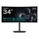 2. GIGABYTE GS34WQCA, 34-Zoll-WQHD-Gaming-Monitor, 120 Hz, VA-Panel, FreeSync Premium