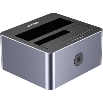 3. UNITEK 2 x SATA 2,5"/3,5" USB-C 10GBPS HDD-Klonstation