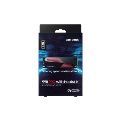 26. SSD PCIE G4 M.2 NVME 4 TB mit HS/990 PRO MZ-V9P4T0CW SAMSUNG