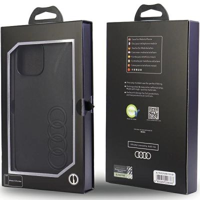 5. Audi Kunstleder iPhone 13 Pro Max 6,7" schwarz/schwarz Hardcase AU-TPUPPCIP13PM-TT/D1-BK