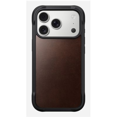 7. Nomad Robuste Lederhülle für 16 cm (6,3") Mobiltelefone, Braun