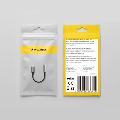11. Wozinsky WALJ-01 Lightning Adapter - 3,5-mm-Minibuchse - Schwarz