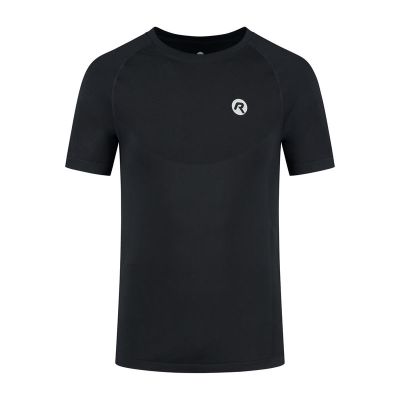 Rogelli ESSENTIAL Laufshirt, schwarz, XL